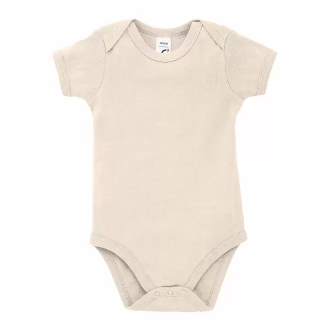 BODY BÉBÉ PERSONNALISÉ 'BAMBINO' 180 GR/M² - rose clair