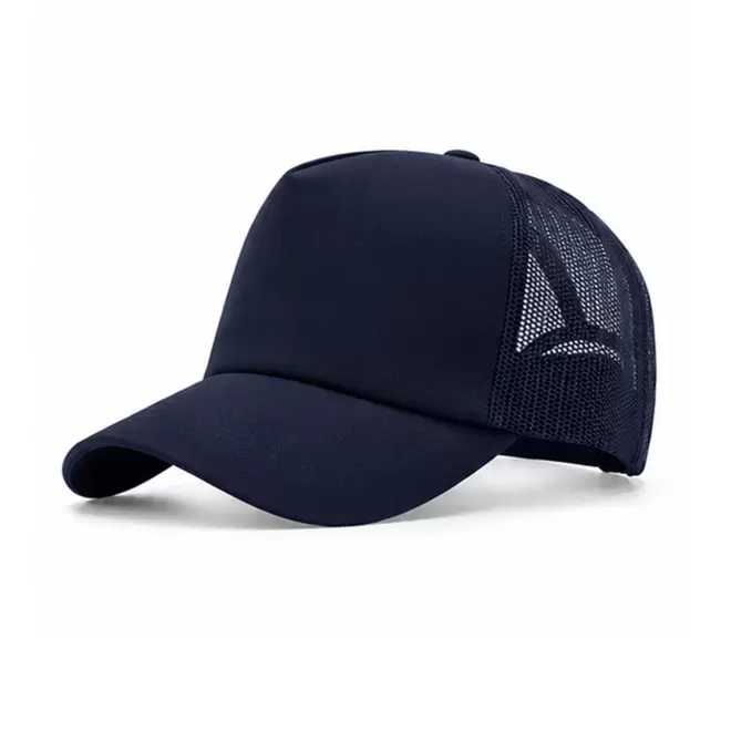 CASQUETTE TRUCKER FILET PERSONNALISABLE 'MARYLINE' - bleu marine