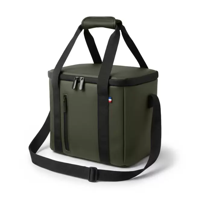 SAC ISOTHERME PERSONNALISABLE PU ORIGINE FRANCE 'ANTHONY' - vert kaki