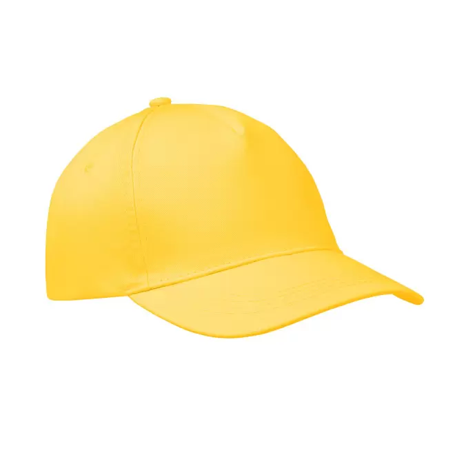 CASQUETTE 5 PANS PERSONNALISABLE 'CAP QUADRA VISOR' - jaune