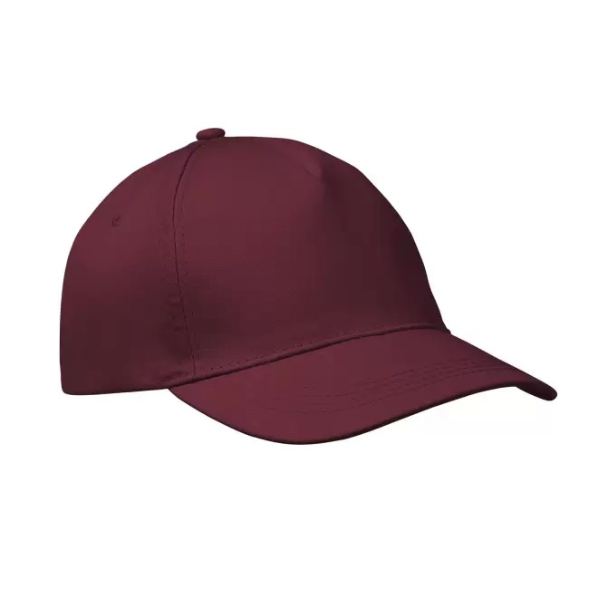 CASQUETTE 5 PANS PERSONNALISABLE 'CAP QUADRA VISOR' - chocolat