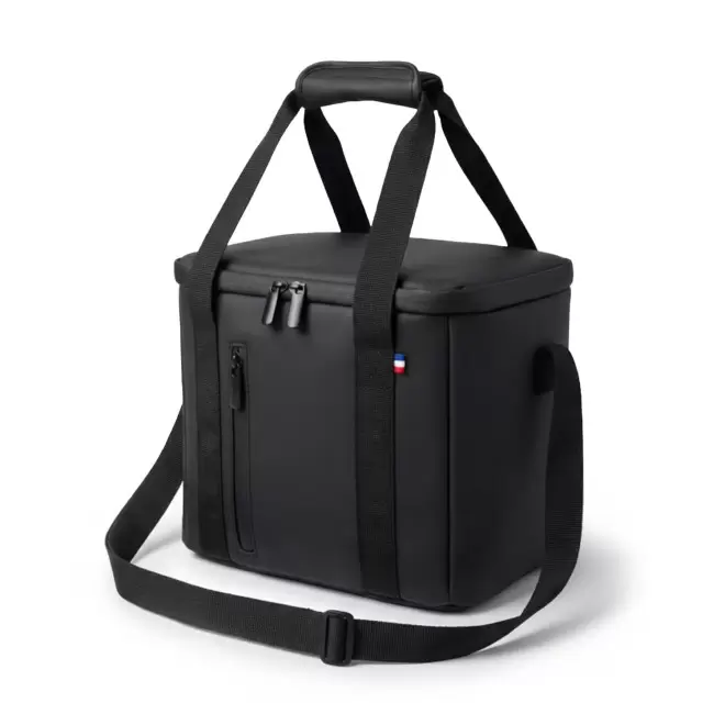 SAC ISOTHERME PERSONNALISABLE PU ORIGINE FRANCE 'ANTHONY' - noir