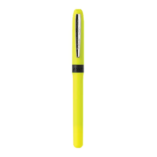 STYLO PROMOTIONNEL BIC® 'GRIP ROLLER' - jaune