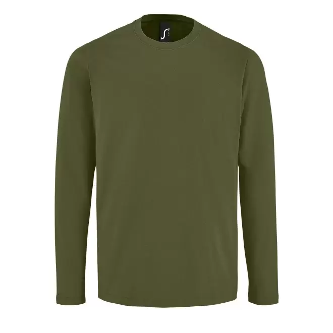 TEE-SHIRT PERSONNALISABLE HOMME ML 'IMPERIAL LSL' - kaki