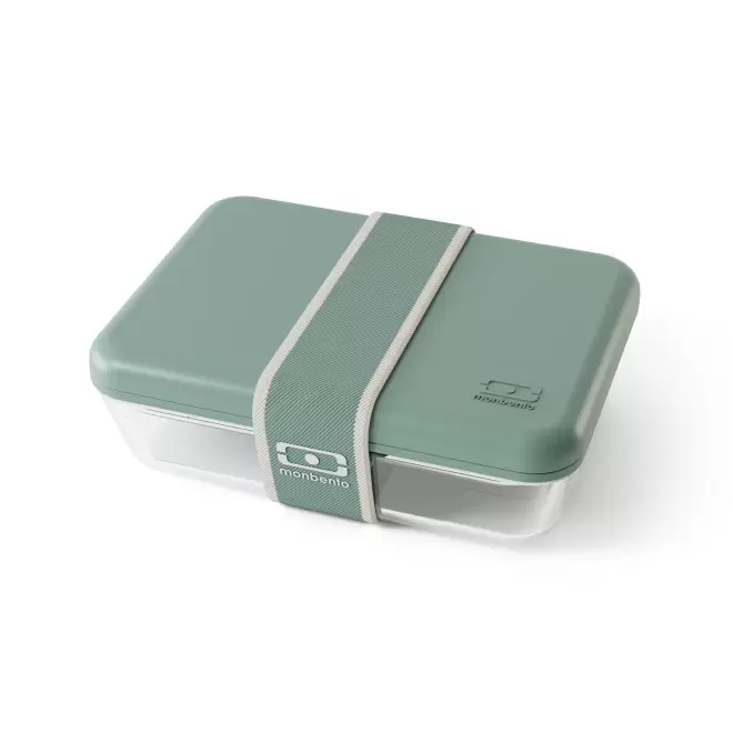LUNCH BOX EN VERRE PYREX 600ML PERSONNALISABLE 'MB PURE' - vert