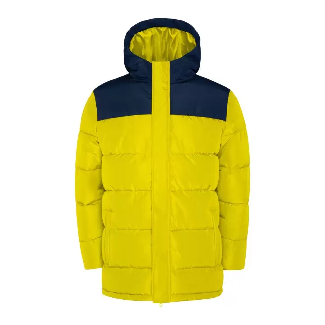 DOUDOUNE BICOLOR PERSONNALISABLE 'TALINO' - jaune/marine