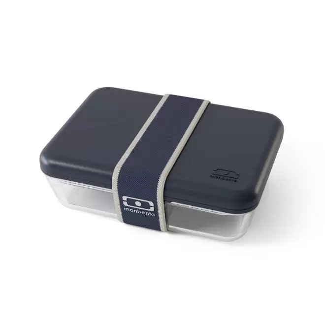 LUNCH BOX EN VERRE PYREX 600ML PERSONNALISABLE 'MB PURE' - bleu