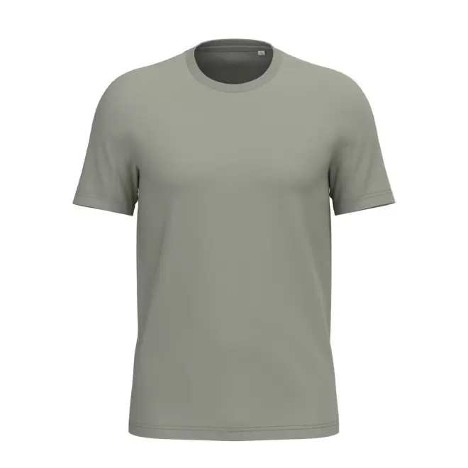 TEE-SHIRT MIXTE PERSONNALISABLE 180G 'LIGNAGE BLANC' - gris souris
