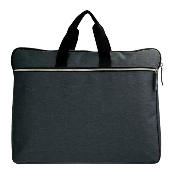 SACOCHE PERSONNALISÉE POUR ORDINATEUR 'MANOLYA' - gris anthracite