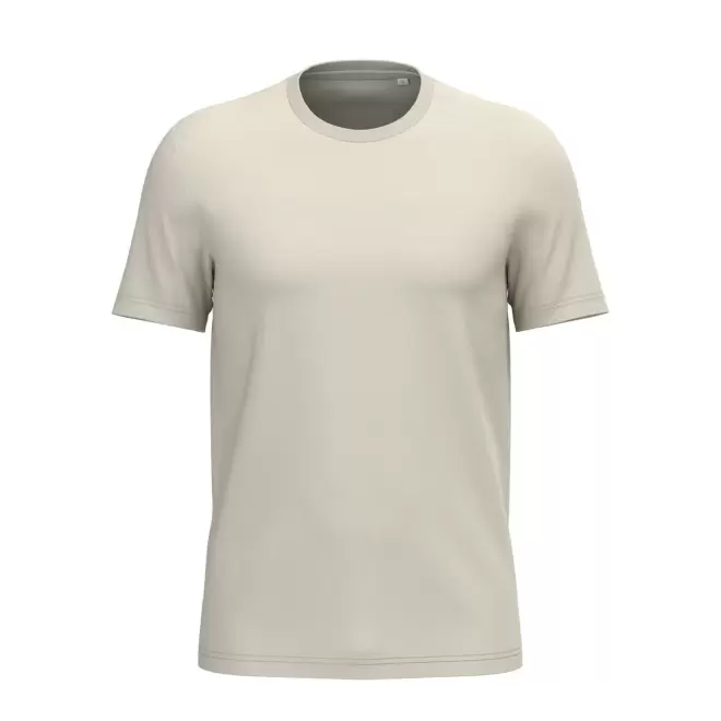 TEE-SHIRT MIXTE PERSONNALISABLE 180G 'LIGNAGE BLANC' - crème
