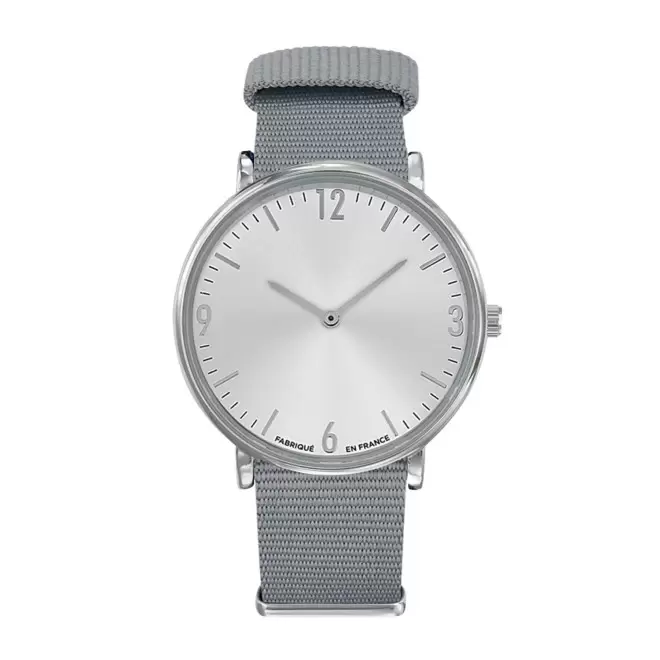 MONTRE MIXTE PERSONNALISABLE 'SPECTRE' - argenté