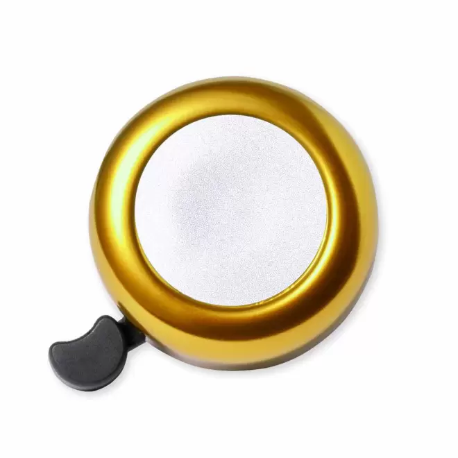 SONNETTE DE VÉLO PUBLICITAIRE 'GIUVA' - doré