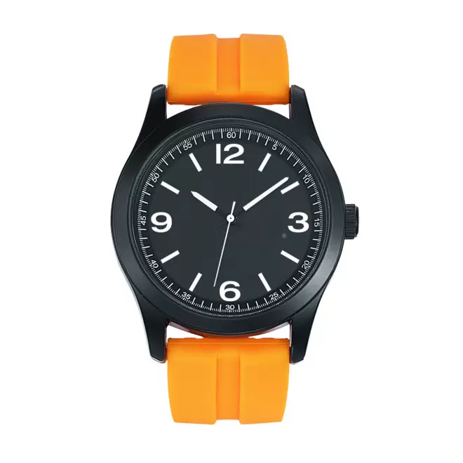 MONTRE SILICONE HOMME PERSONNALISABLE 'FLORIAN' - orange