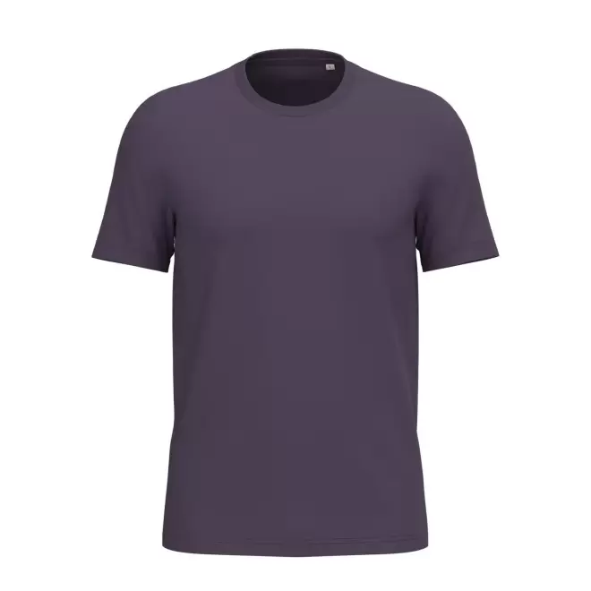TEE-SHIRT MIXTE PERSONNALISABLE 180G 'LIGNAGE BLANC' - violet