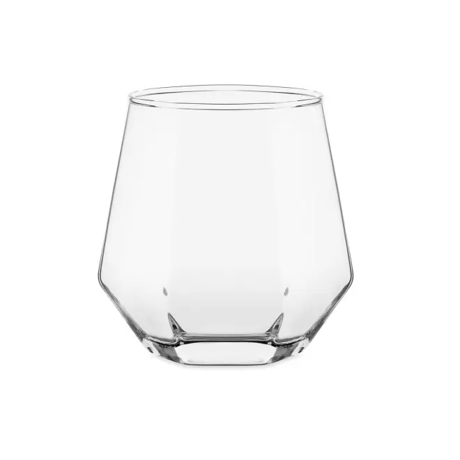 VERRE A WHISKY PERSONNALISABLE EN VERRE 30CL 'DIAMANT' - transparent