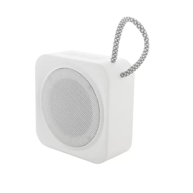 MINI ENCEINTE SANS FIL PERSONNALISABLE 'CUBO' - blanc