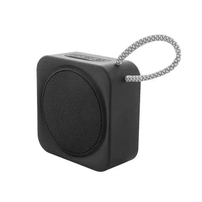MINI ENCEINTE SANS FIL PERSONNALISABLE 'CUBO' - noir