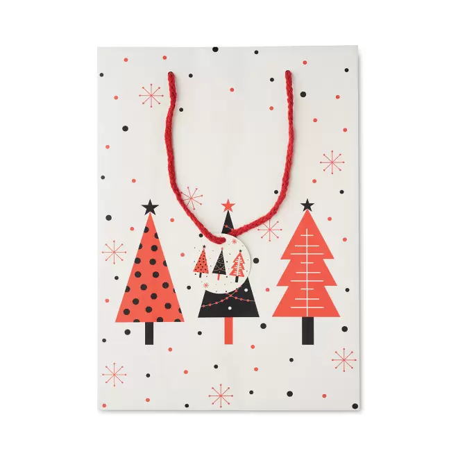 SAC CADEAU NOEL PERSONNALISE 'KADEAU LARGE' - rouge