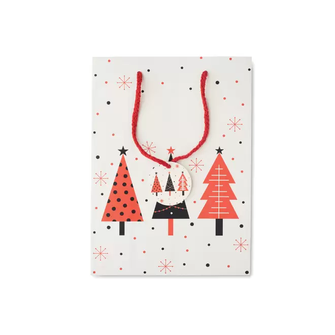 SAC CADEAU NOEL PERSONNALISE 'KADEAU MEDIUM' - rouge