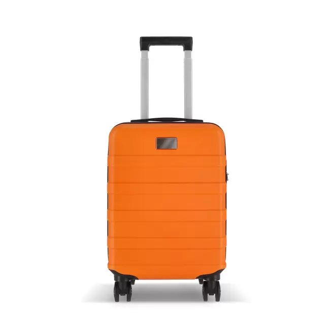 VALISE PERSONNALISABLE TROLLEY CABINE 18 POUCES 'ZOLAX' - orange