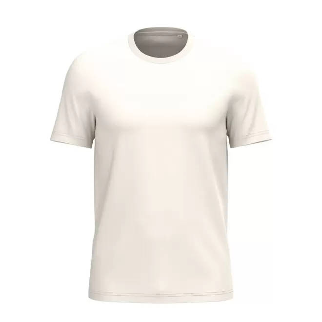 TEE-SHIRT MIXTE PERSONNALISABLE 180G 'LIGNAGE BLANC' - ivoire