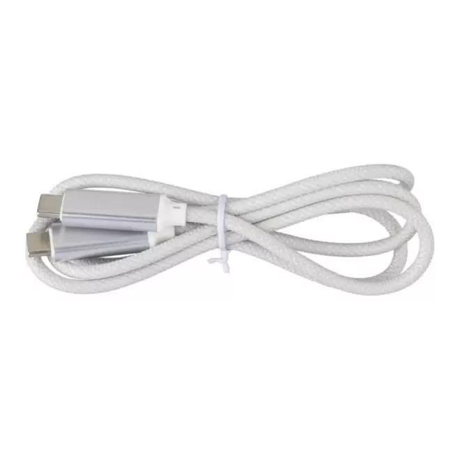 CABLE DE CHARGE ET TRANSFERT PERSONNALISABLE 'SPOD 100W' - blanc