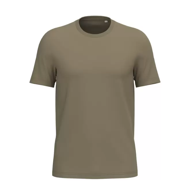 TEE-SHIRT MIXTE PERSONNALISABLE 180G 'LIGNAGE BLANC' - café