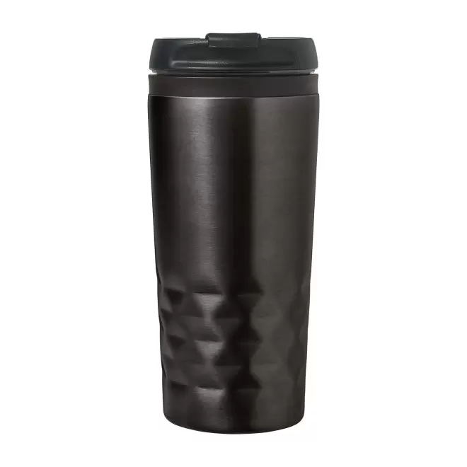 MUG ISOTHERME 300ML PERSONNALISABLE 'PRISME' - noir