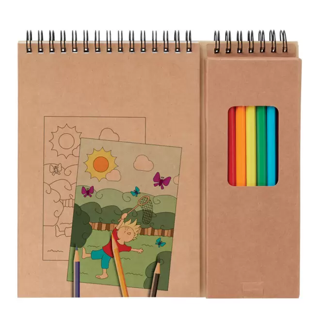 SET DE COLORIAGE PERSONNALISABLE 'CAROLINE' - beige