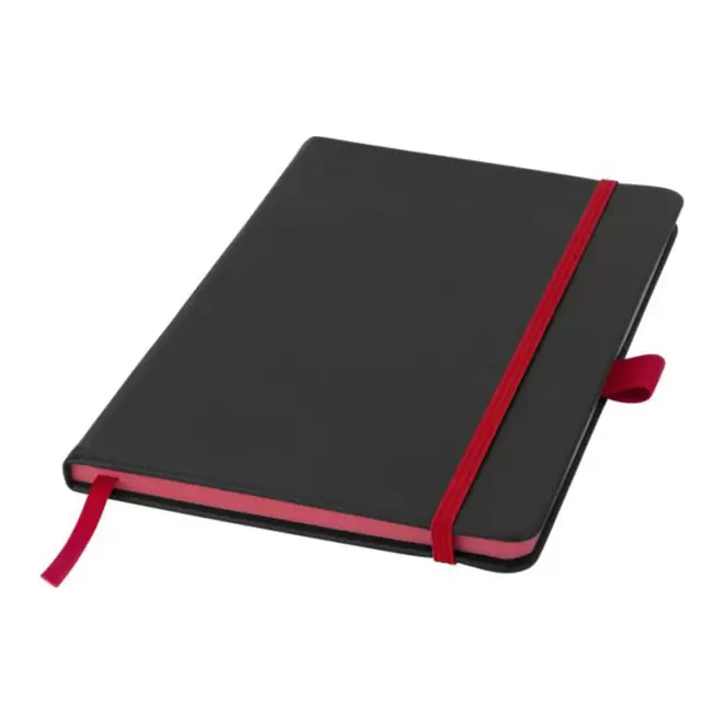 CARNET A5 PERSONNALISABLE EN PU 'LEVENTO COLOR' - rouge