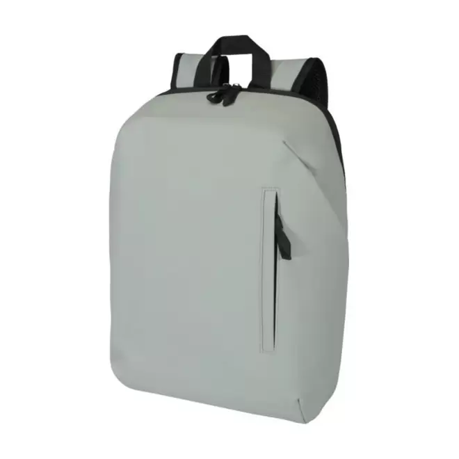 SAC A DOS ANTIVOL PU RECYCLE PERSONNALISABLE 'PETRAS' - gris