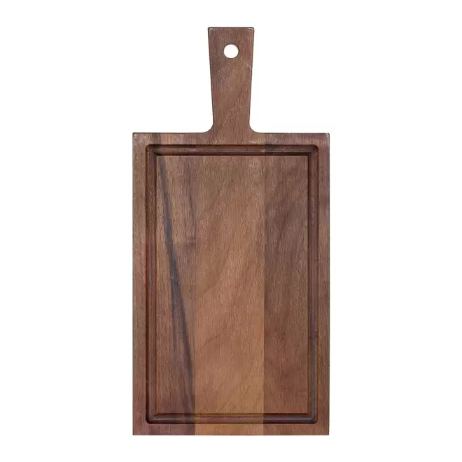 PLANCHE A DECOUPER NOYER PERSONNALISABLE 'WALNUT POIGNEE' - bois