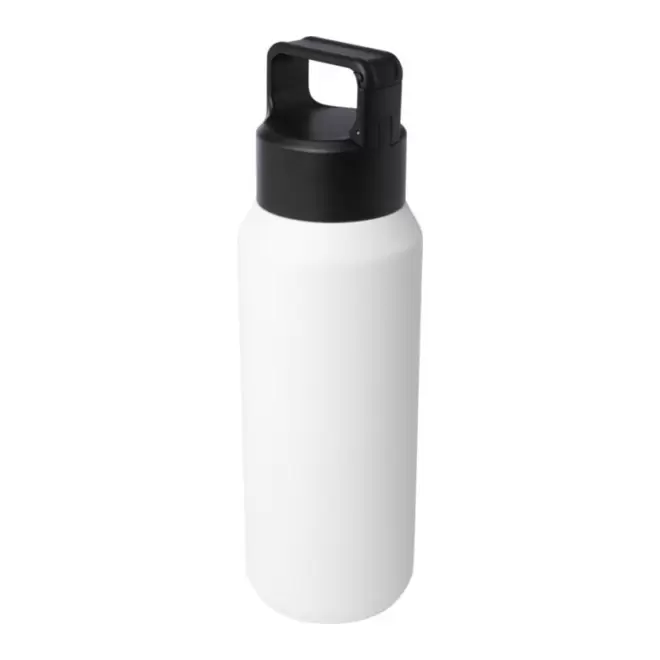 BOUTEILLE ISOTHERME PERSONNALISABLE 'CROFI BOISSONS GAZEUSES' - blanc