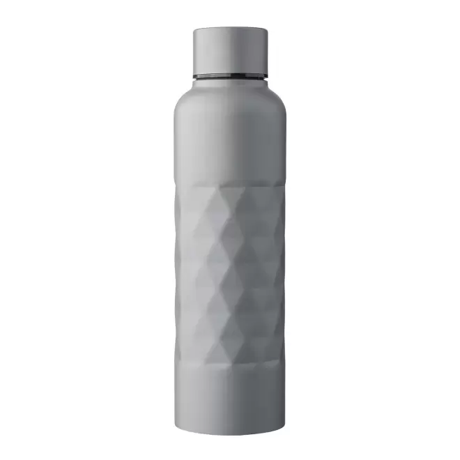 BOUTEILLE EN ACIER RECYCLE 800ML PERSONNALISABLE 'LINTA' - gris