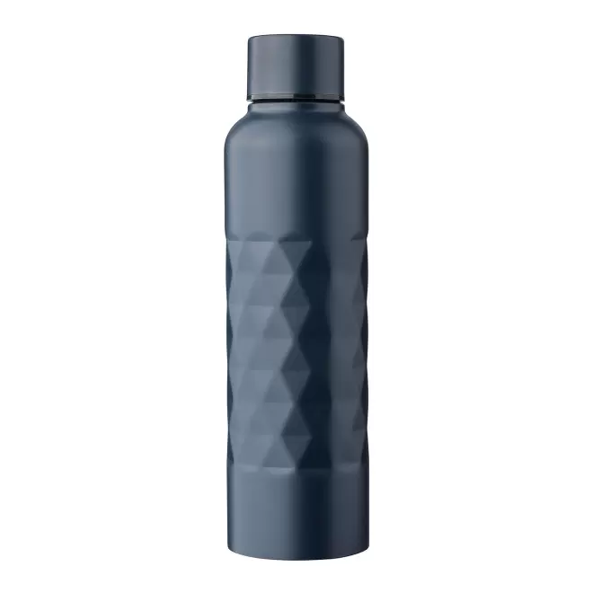 BOUTEILLE EN ACIER RECYCLE 800ML PERSONNALISABLE 'LINTA' - bleu