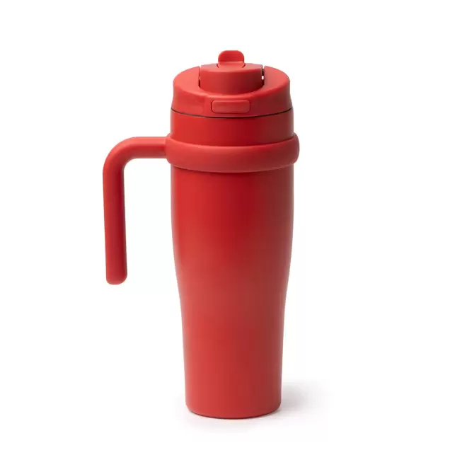 MUG NOMADE ISOTHERME 900ML PERSONNALISABLE 'VERSATI' - rouge