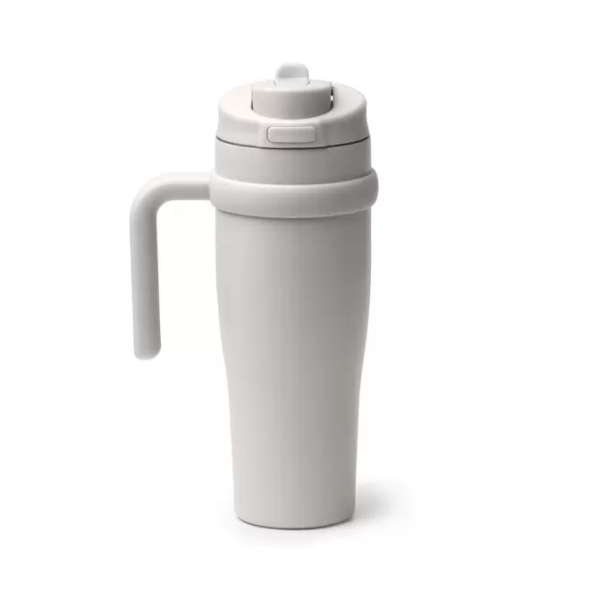 MUG NOMADE ISOTHERME 900ML PERSONNALISABLE 'VERSATI' - blanc
