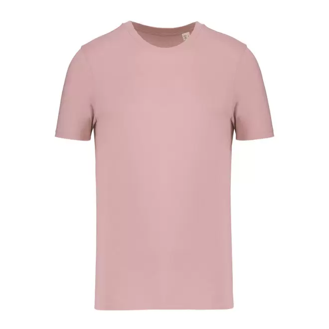 TEE-SHIRT MIXTE PERSONNALISABLE 180G 'LIGNAGE BLANC' - rose