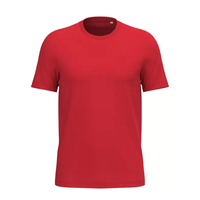 TEE-SHIRT MIXTE PERSONNALISABLE 180G 'LIGNAGE BLANC' - rouge vif