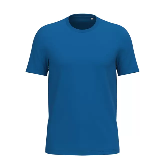 TEE-SHIRT MIXTE PERSONNALISABLE 180G 'LIGNAGE BLANC' - bleu royal