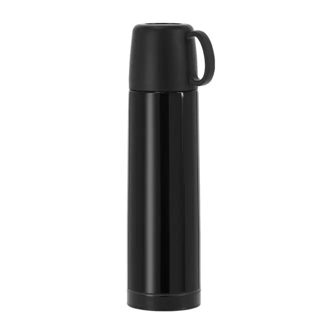 BOUTEILLE ISOTHERME PERSONNALISABLE 500ML 'CHATEL GOBELET' - noir