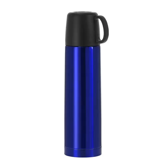 BOUTEILLE ISOTHERME PERSONNALISABLE 500ML 'CHATEL GOBELET' - bleu