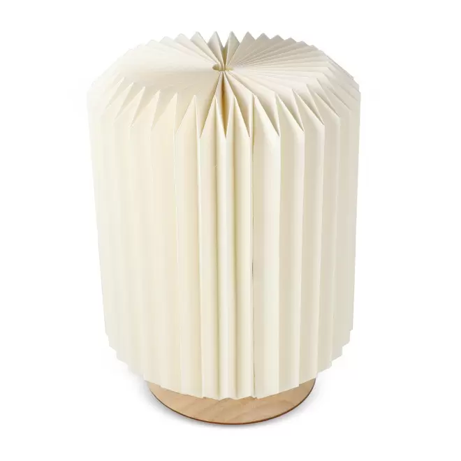 LAMPE PUBLICITAIRE LED EN PAPIER PLIABLE 'AURA MINI' - beige