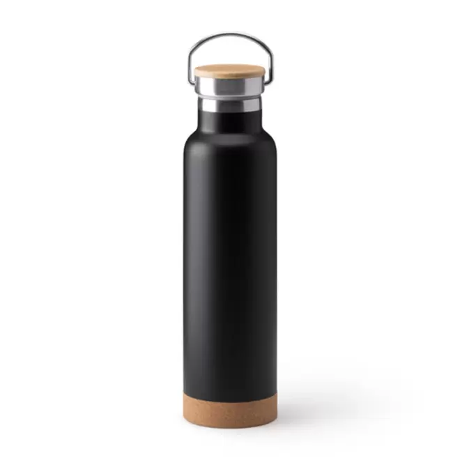 GOURDE ISO 650ML 'HOLLY LIEGE RECYCLE ' - noir