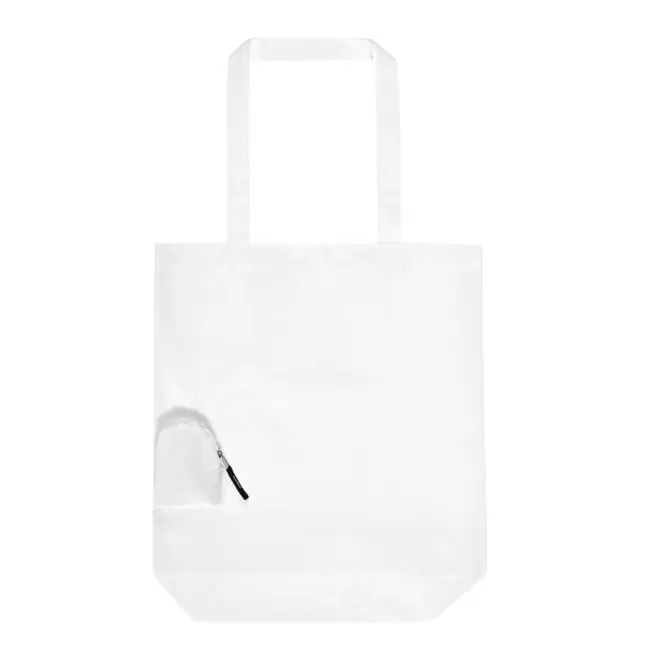 SAC SHOPPING PLIABLE PUBLICITAIRE 'MAIA' - blanc