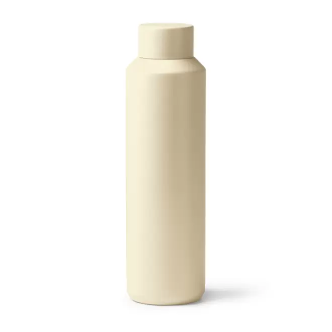 GOURDE ISOTHERME RECYCLE PUBLICITAIRE 600ML 'ALSYO' - beige