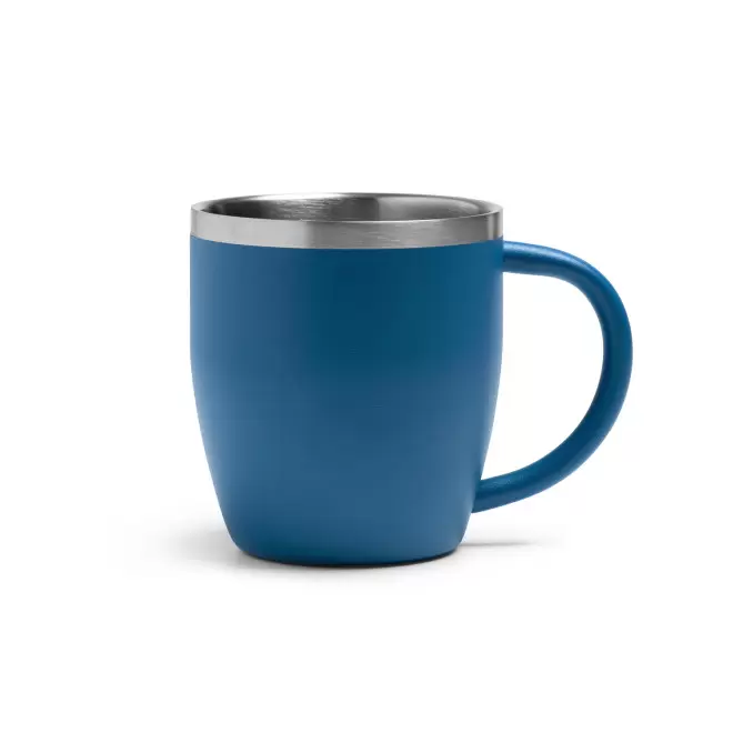 MUG PERSONNALISABLE ACIER DOUBLE PAROI 300ML 'RITOC' - bleu
