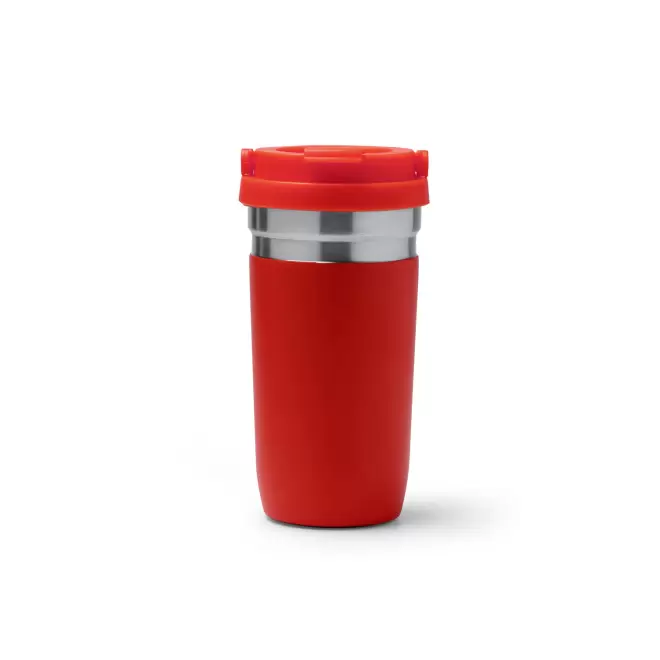 MUG ISOTHERME PERSONNALISABLE 550ML 'PIPOP' - rouge