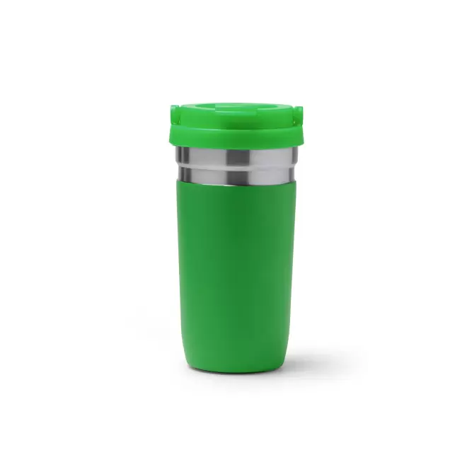 MUG ISOTHERME PERSONNALISABLE 550ML 'PIPOP' - vert