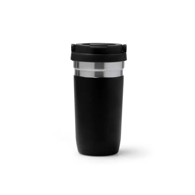 MUG ISOTHERME PERSONNALISABLE 550ML 'PIPOP' - noir